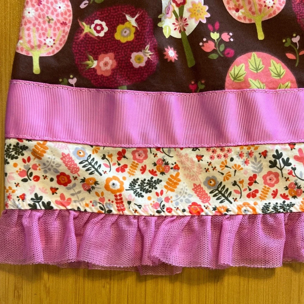 EUC MATILDA JANE TWO PIECE outfit. Colorful Kids Dress with Leggings.